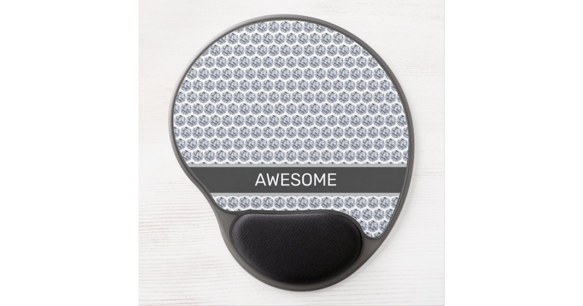 Diamond fractal mosaic pattern gel mouse pad | Zazzle
