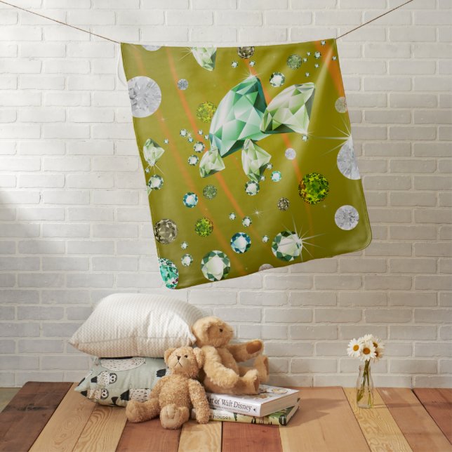 Diamond Galaxy 10 Baby Blanket (In Situ)