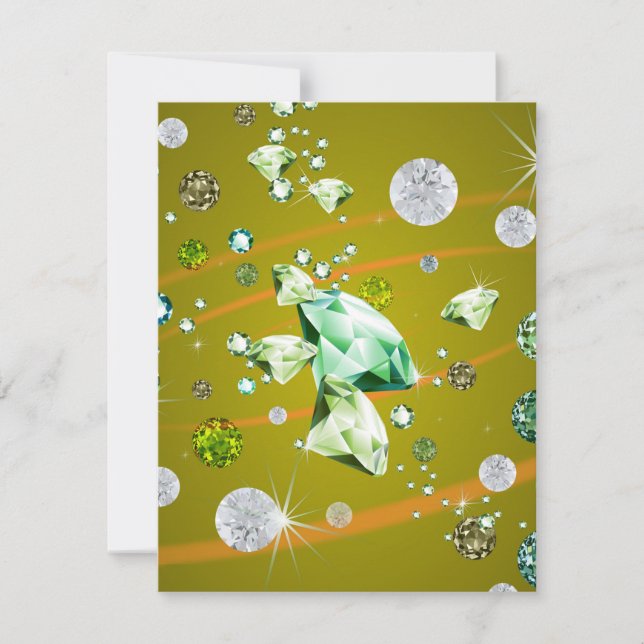 Diamond Galaxy 10 Note Card (Front)