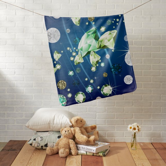 Diamond Galaxy 11 Baby Blanket (In Situ)