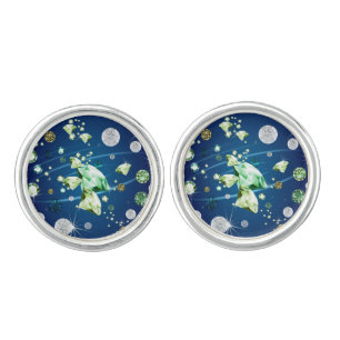 Diamond Galaxy 11 Cufflinks