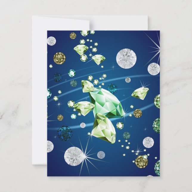 Diamond Galaxy 11 Note Card (Front)