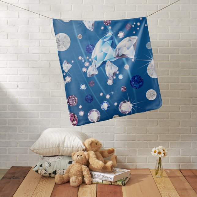 Diamond Galaxy 12 Baby Blanket (In Situ)