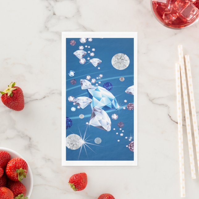 Diamond Galaxy 12 Paper Guest Towels (Insitu)