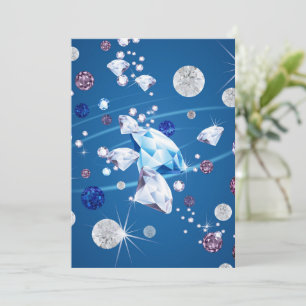 Diamond Galaxy 12 Thank You Card