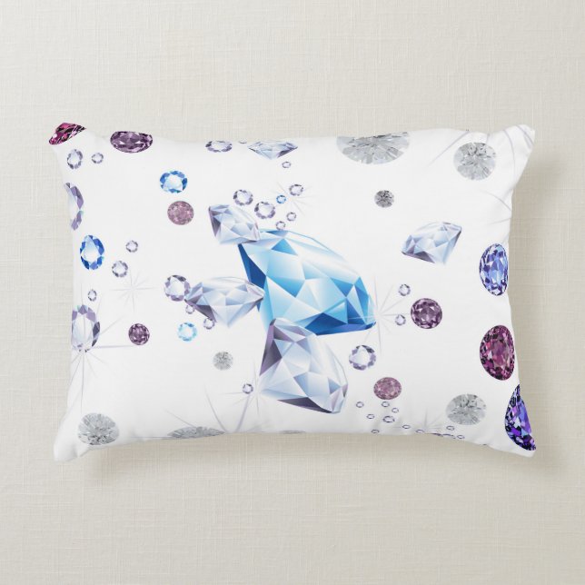 Diamond Galaxy 1 Accent Pillow (Front)