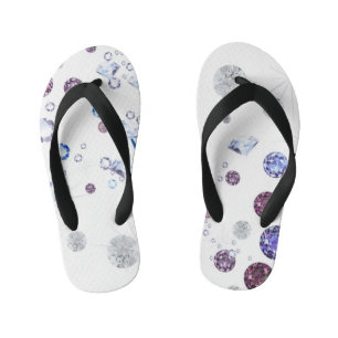 Diamond Galaxy 1 Kid's Flip Flops
