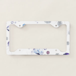 Diamond Galaxy 1 License Plate Frame