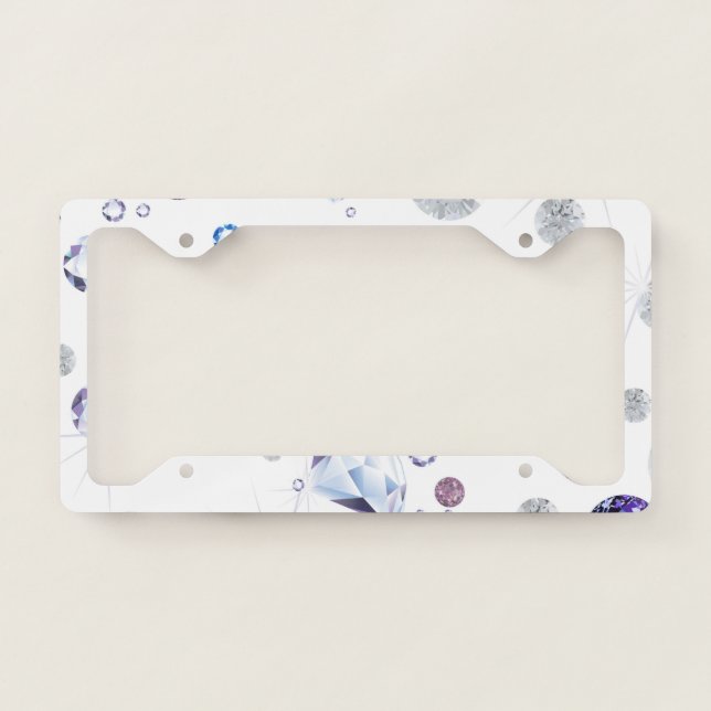 Diamond Galaxy 1 License Plate Frame (Front)
