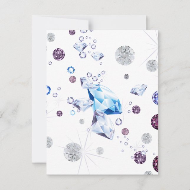 Diamond Galaxy 1 Note Card (Front)