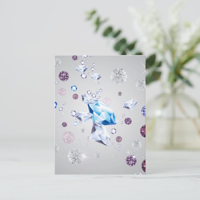 Diamond Galaxy 3 Holiday Postcard (Standing Front)