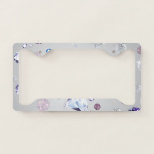 Diamond Galaxy 3 License Plate Frame