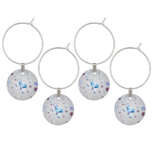 Diamond Galaxy 3 Wine Charm