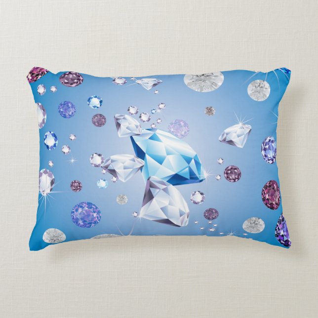 Diamond Galaxy 4 Accent Pillow (Front)