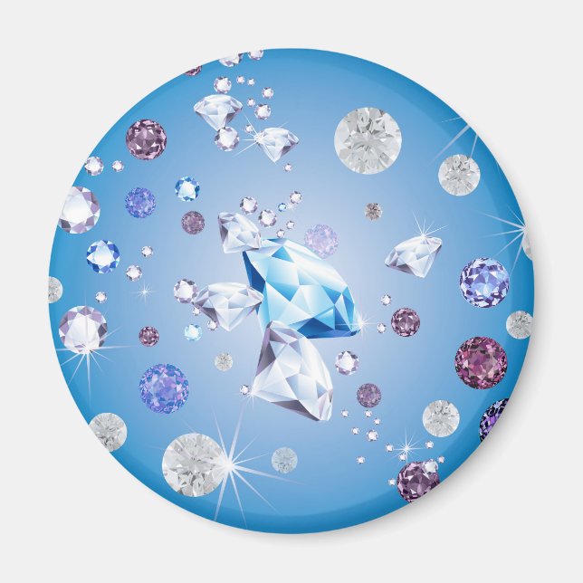 Diamond Galaxy 4 Magnet (Front)