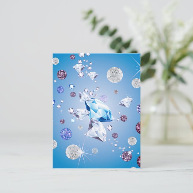 Diamond Galaxy 4 Postcard (Standing Front)