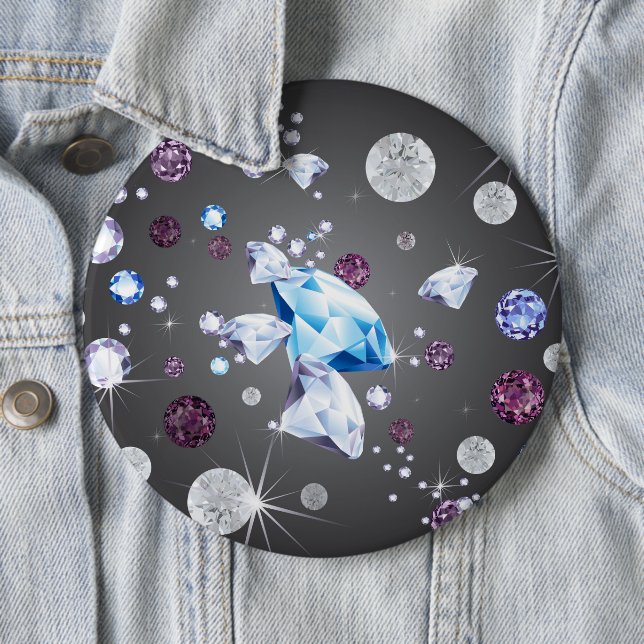 Diamond Galaxy 5 Button (In Situ)