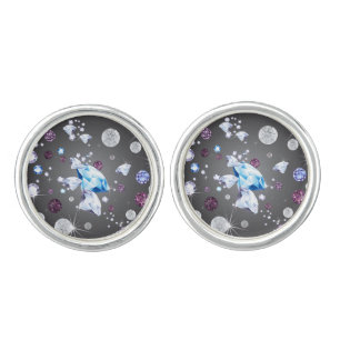 Diamond Galaxy 5 Cufflinks