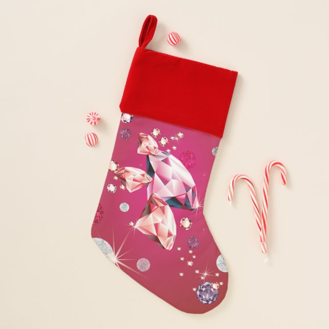 Diamond Galaxy 6 Christmas Stocking (Front)
