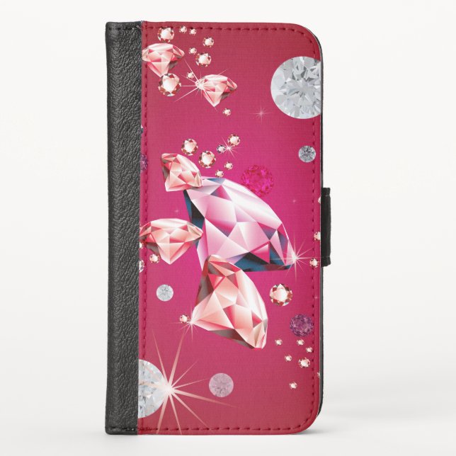 Diamond Galaxy 6 iPhone Wallet Case (Front)