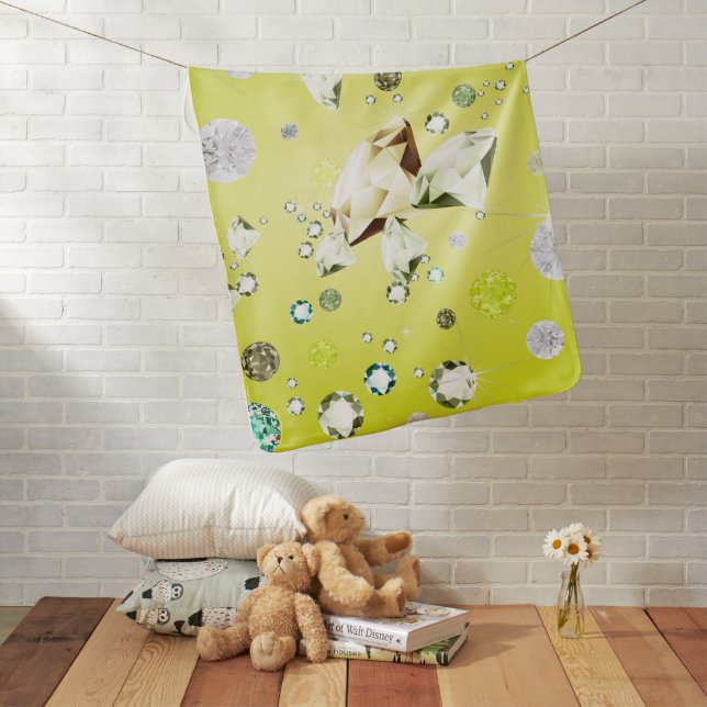 Diamond Galaxy 8 Baby Blanket (In Situ)