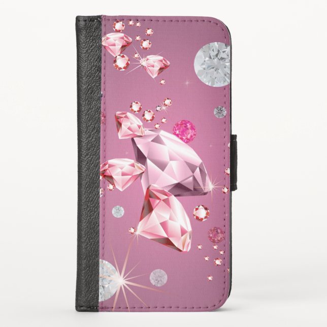 Diamond Galaxy 9 iPhone Wallet Case (Front)
