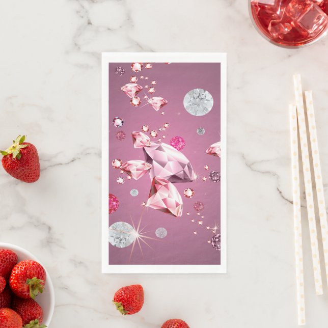 Diamond Galaxy 9 Paper Guest Towels (Insitu)