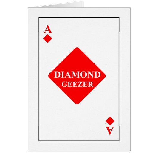Diamond Geezer Cards (Front)