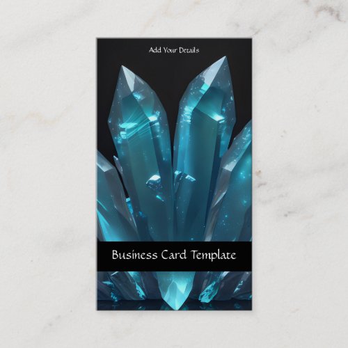 Diamond Gemstones Crystal Business Card