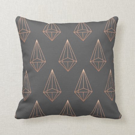 Diamond Geometric Pillow