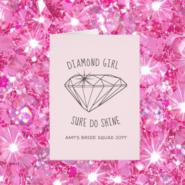 Diamond Girl Shine Personalized Thank You (Creator Uploaded)