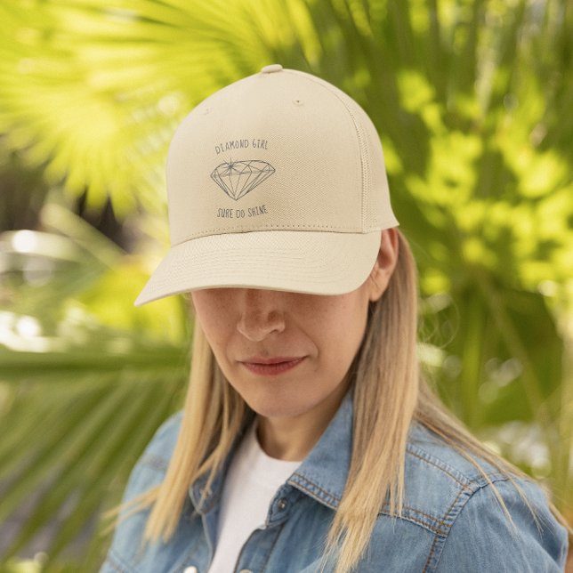 Diamond Girl Shine Personalized Trucker Hat (Creator Uploaded)