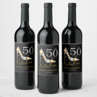 Diamond Glitter Fifty and Fabulous 50th Birthday