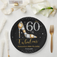 Diamond Glitter Fifty and Fabulous 60th Birthday