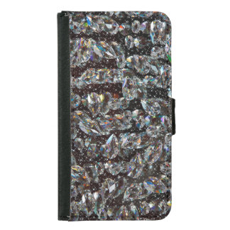 Diamond Glitter Sparkle Elegant Samsung Galaxy S5 Wallet Case
