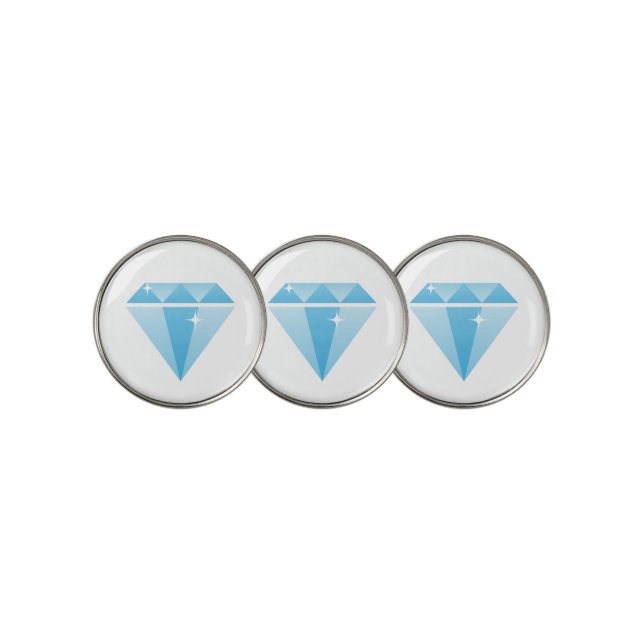 Diamond Golf Ball Marker (3 Up)