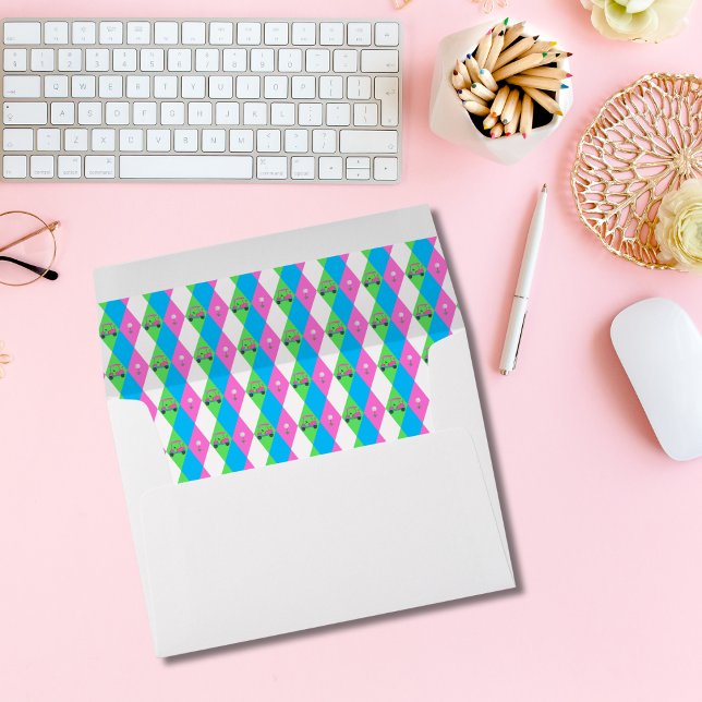 Diamond Golf Cart With Golf Ball Pattern Envelope (Creator Uploaded)
