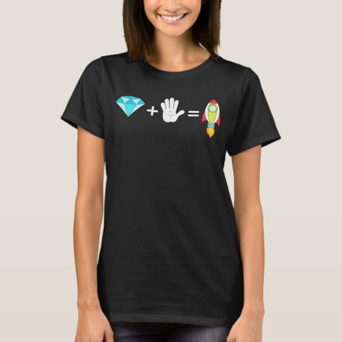 diamond hands bitcoin cryptocurrency T_Shirt