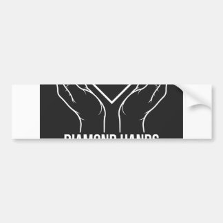Diamond Hands — Bumper Sticker