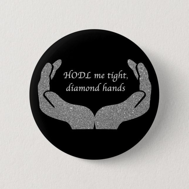 Diamond Hands Button (Front)