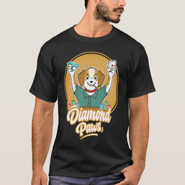 Diamond Hands GME AMC We Like The Stock Apes Stron T-Shirt (Front)