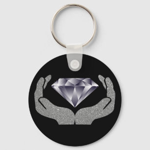 Diamond Hands Keychain