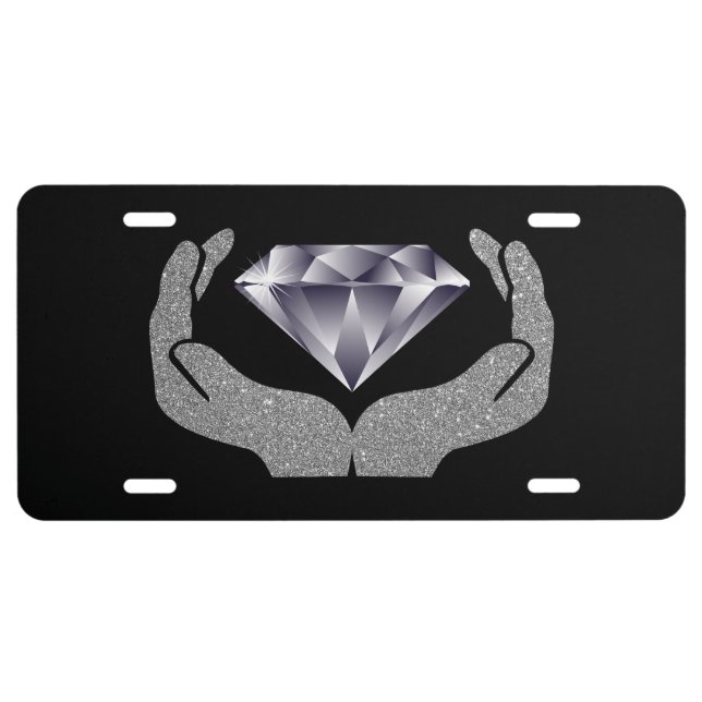 Diamond Hands License Plate (Front)