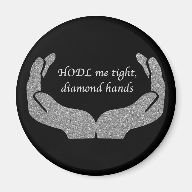 Diamond Hands Magnet (Front)