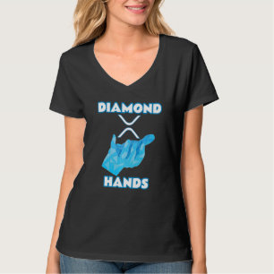 Diamond Hands Ripple Xrp Crypto Cryptocurrency T-Shirt