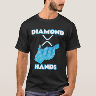 Diamond Hands Ripple XRP Crypto Cryptocurrency T-Shirt