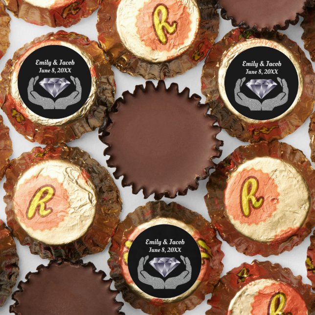 Diamond Hands Wedding Reese's Peanut Butter Cups (Assorted)