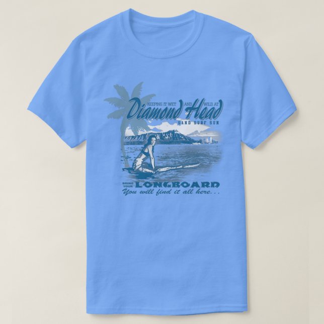 diamond head hawaii T-Shirt (Design Front)