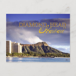 Diamond Head, Honolulu, Hawaii Postcard