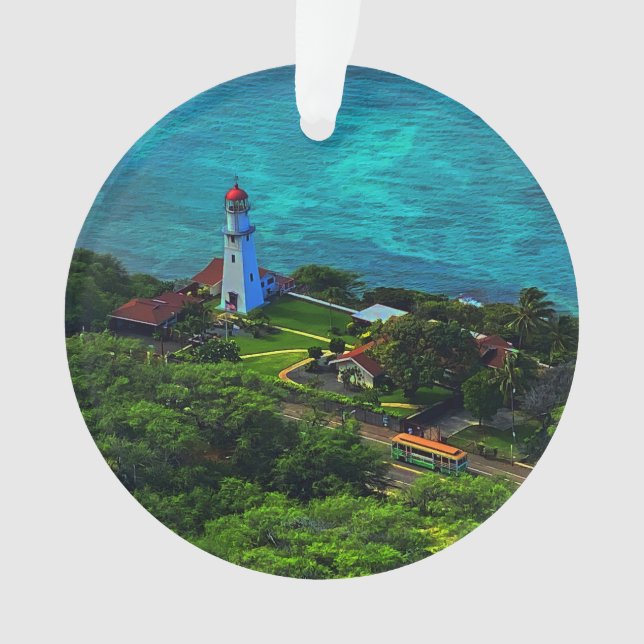 Diamond Head Lighthouse #1 Ornament (Front)